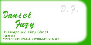 daniel fuzy business card