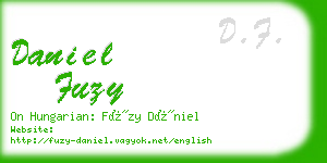 daniel fuzy business card